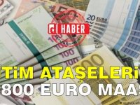 Eğitim Ataşelerine 4800 Euro Maaş