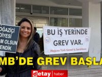 Grevdeki GMB çalışanlarından Yeniboğaziçi Belediyesi çalışanlarına anlamlı mesaj