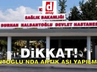 Nalbantoğlu Hastanesi'nde Pazartesi Gününden İtibaren Aşı Yapılmayacak