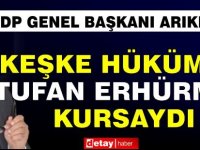 Arıklı: Keşke Tufan Erhürman hükümeti kursaydı