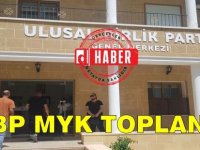 UBP MYK toplandı...