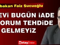 “Görevi bugün iade ediyorum, tehdide gelmeyiz”