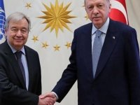 Erdoğan, Guterres ile görüştü