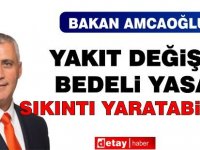 Amcaoğlu: "Yakıt Değişim Bedeli yasal sıkıntı yaratabilirdi"