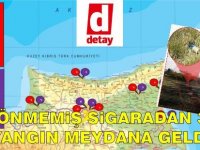 Sönmemiş Sigara İzmaritinden 32 Yangın Meydana Geldi