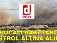 Koruçam'daki yangın kontrol altına alındı