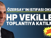 Özersay’ın milletvekilliğinden çekilmesine ilişkin tezkere okundu