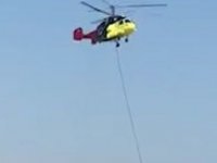 Türkiye’den yangın söndürme helikopteri geldi