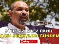 Dev-İş Başkanı Aşam: “Süresiz grev dahil tüm eylem süreçleri gündemimizde”