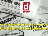 Covid-19 ve Kıb-Tek’e akaryakıt alımı konularında iki kararname çıktı