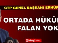 Erhürman: Saldım çayıra mevlam kayıra gidiyor diyoruz