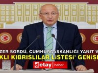 Kıbrıslı Türklere Yönelik Yasaklılar Listesi… CHP Listeyi Sordu, Yanıt Yok