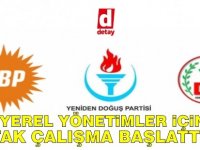 UBP-DP-YDP yerel yönetimler için ortak çalışma başlattı