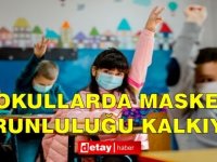 Okullarda maske zorunluluğu kalkıyor