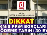 Gecikmiş prim borçları için son ödeme tarihi 30 Eylül