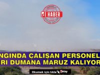 Çöplük Yangınında Görev Alan Teknecik Personeli Aşırı Dumana Maruz Kalıyor!