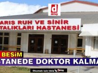 Besim: Barış Ruh Hastalıkları Hastanesi’nde doktor kalmadı!