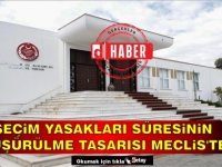 Seçim yasakları süresinin düşürülmesini içeren tasarı yarın komitede!