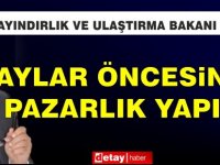 Arıklı: “Aylar öncesinde pazarlık yapıldı”