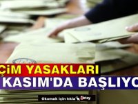 Seçim Yasakları 16 Kasım'da!