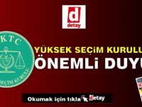 Yerel seçimlere yönelik adaylıklar için başvurular yarın yapılacak