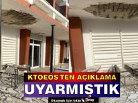 KTOEÖS: Uyarmıştık!