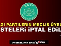 Yüksek Seçim Kurulu 5 belediyede bazı partilerin meclis üyeliği listelerini iptal etti