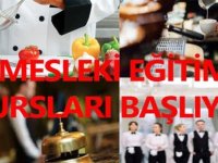 Mesleki Eğitim Kursları Başlıyor