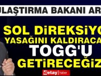 Arıklı itiraf etti: Sol Direksiyon Yasağını Kaldıracağız, TOGG’u Getireceğiz