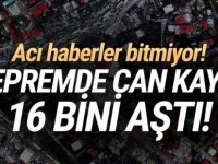 Depremde can kaybı 16 bin 546'ya yükseldi