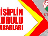 Disiplin Kurulu Kararları açıklandı