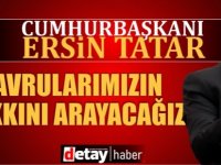 Cumhurbaşkanı Tatar deprem bölgesine gitmek üzere adadan ayrıldı