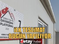 Yaşam evlerinin Türkiye’ye ilk teslimatı bugün yapılıyor