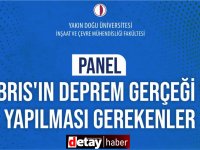 Kıbrıs’ın Deprem Gerçeği ve Yapılması Gerekenler Paneli Düzenleniyor