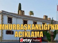 Cumhurbaşkanlığı Basın Bürosu: Cumhurbaşkanı Tatar’ın yurt dışı ziyaret ve temasları engellenemez