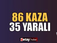 Bir Haftada 86 Kaza!