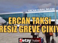 Ercan'da taksiciler bugünden itibaren süresiz grevde