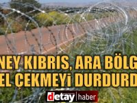 Güney Kıbrıs, ara bölgeye tel çekmeyi durdurdu