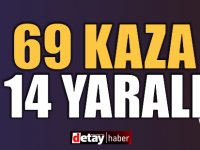 Bir Haftada 69 Trafik Kazası