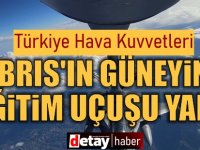 Türkiye Hava Kuvvetleri, Kıbrıs'ın güneyinde eğitim uçuşu yaptı