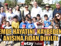 Yeşil Sokak’ta fidanlar, depremde hayatını kaybeden tüm çocuklar anısına dikildi