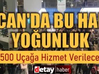 Ercan Havalimanı, bayram süresince 500 uçağa hizmet verecek