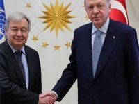 TC Cumhurbaşkanı Erdoğan ile BM Genel Sekreteri Guterres arasında kritik görüşme