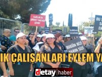 Sağlık çalışanları Dr. Tuğcu’nun bıçaklanması ile ilgili meclis önünde eyleme gitti