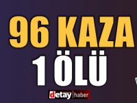 Bir haftada 96 kaza, 1 ölü, 28 yaralı