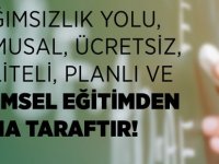 Bağımsızlık Yolu, Kamusal, Ücretsiz, Kaliteli, Planlı ve Bilimsel Eğitimden Yana Taraftır!