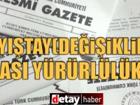 Sayıştay (Değişiklik) Yasası yürürlükte