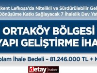 Lefkoşa’da 7 ihalelik dev yatırım: Ortaköy Bölgesi Altyapı Geliştirme İhalesi