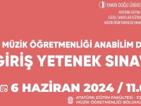 Yakın Doğu Üniversitesi’nde müzik öğretmenliği yetenek sınavı 6 Haziran’da yapılacak