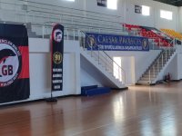 İskele Dr. Küçük Spor Salonu Basketbol Finallerine  hazırlanıyor